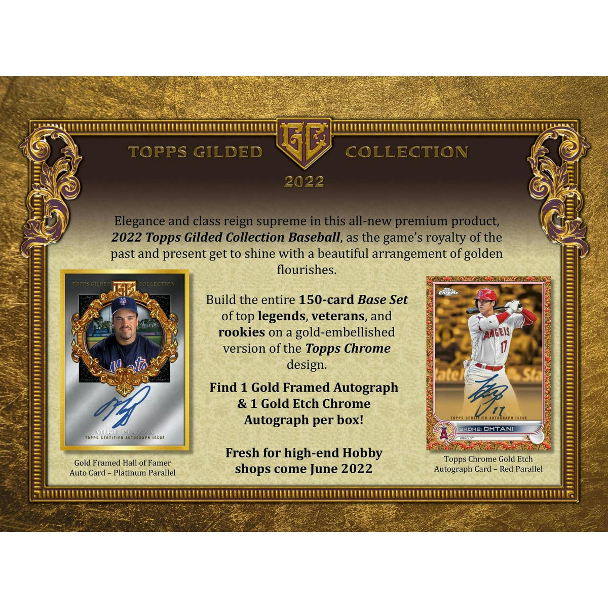 2022 Topps Gilded Collection Baseball Hobby Box