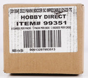 2021/22 Panini Impeccable Premier League EPL Soccer Hobby 3-Box Case