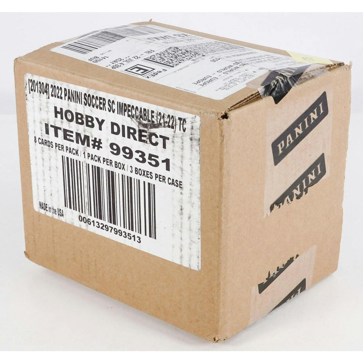 2021/22 Panini Impeccable Premier League EPL Soccer Hobby 3-Box Case