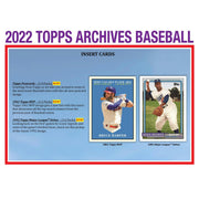 2022 Topps Archives Baseball Hobby Box