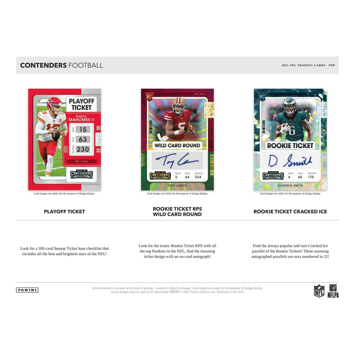 2021 Panini Contenders Football Jumbo Value Cello Fat Pack Box (Emerald Parallels!)
