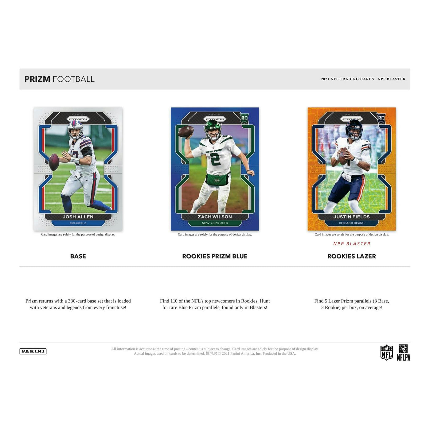 2021 Panini Prizm Football Blaster Box (Orange Ice Prizms!) (Fanatics)