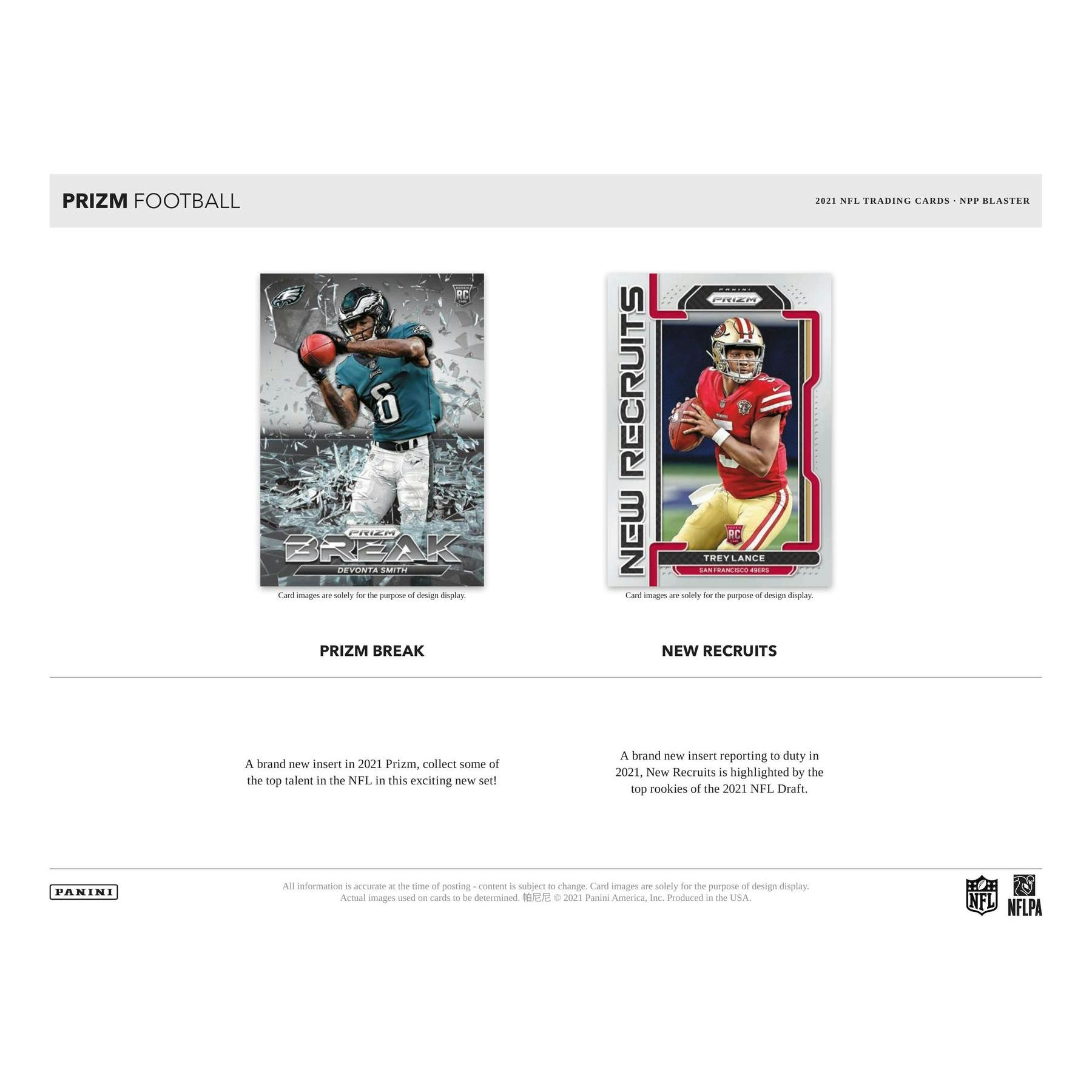 2021 Panini Prizm Football Blaster Box (Orange Ice Prizms!) (Fanatics)