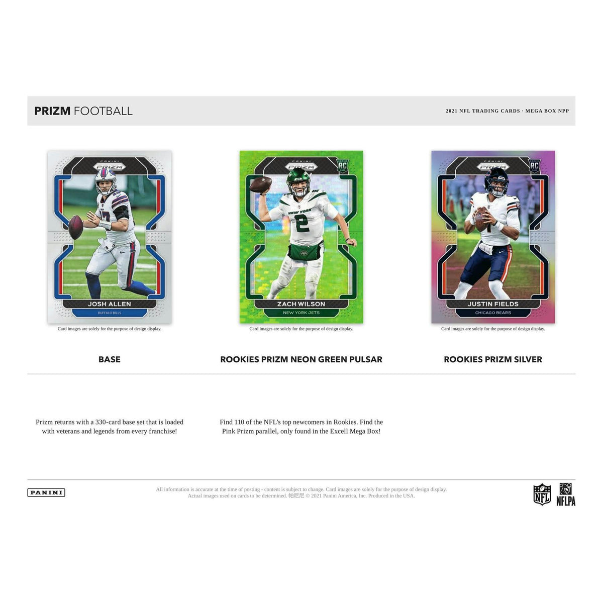 2021 Panini Prizm Football Mega Box (Pink Prizms!)