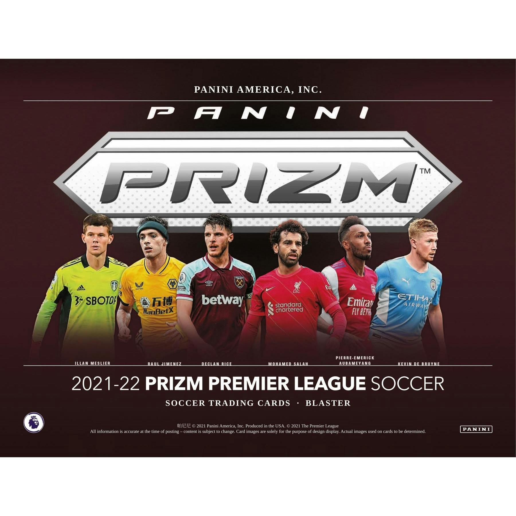 2021/22 Panini Prizm Premier League EPL Soccer Blaster Box