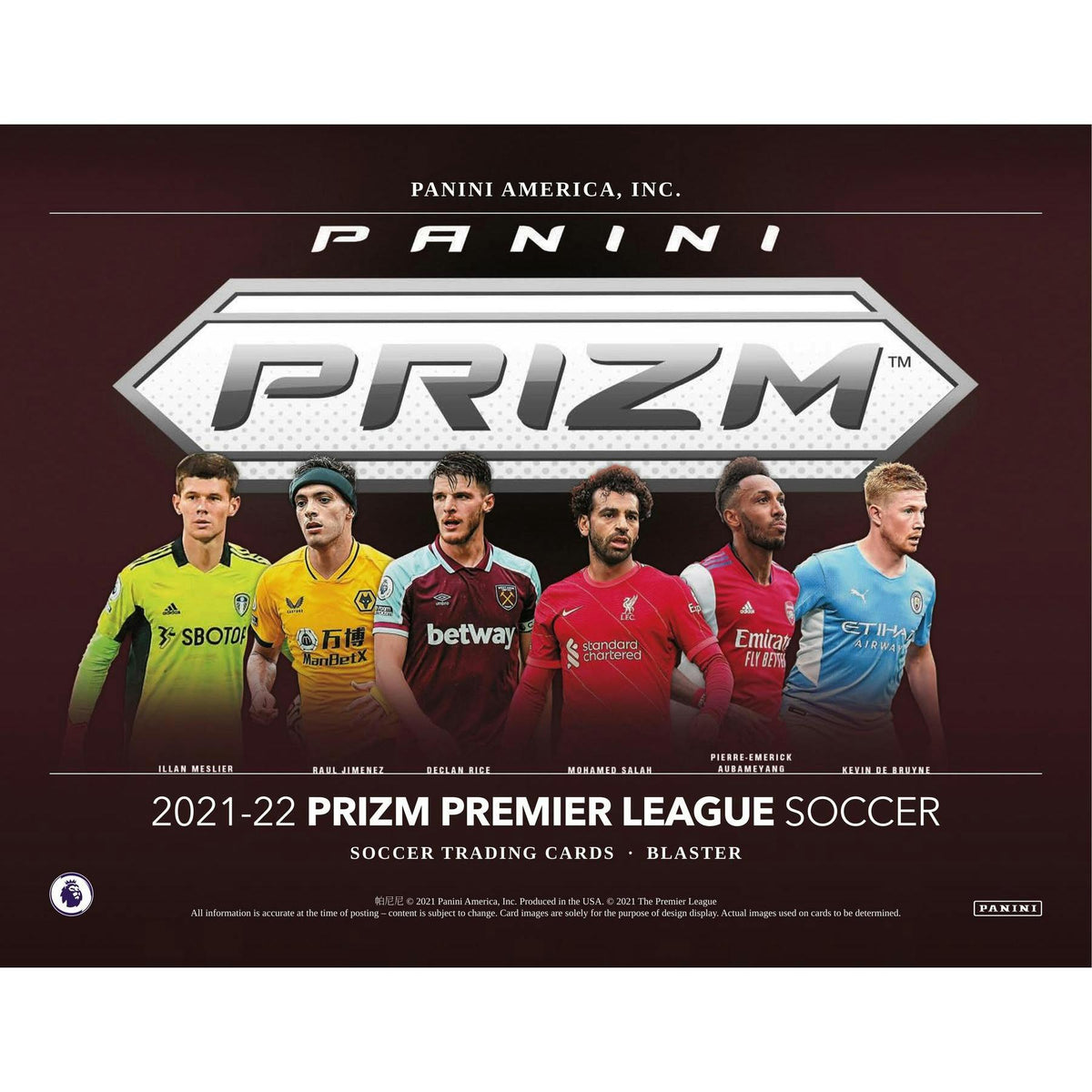2021/22 Panini Prizm Premier League EPL Soccer Blaster Pack