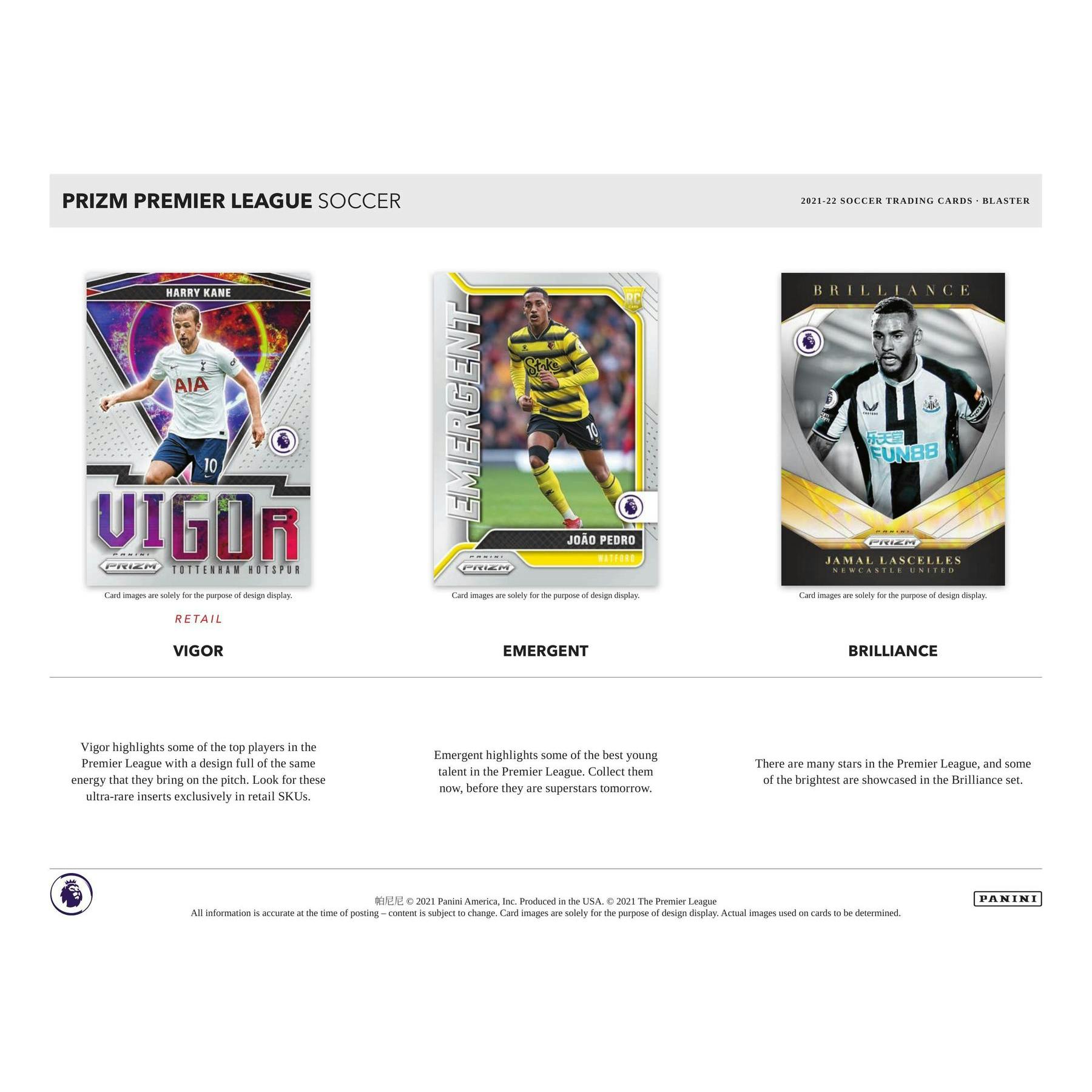 2021/22 Panini Prizm Premier League EPL Soccer Blaster Box