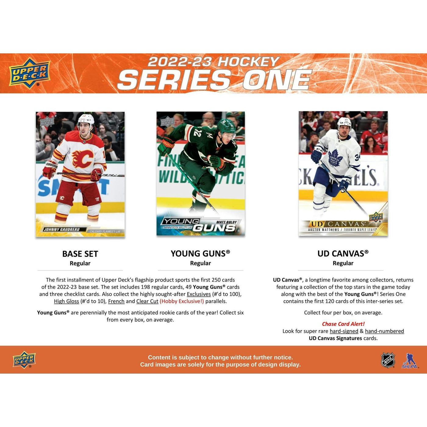 2022/23 Upper Deck Series 1 Hockey Hobby 12-Box Case