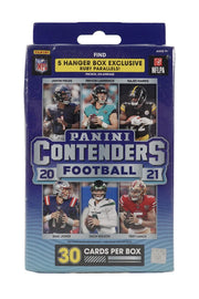 2021 Panini Contenders Football Hanger Box (Ruby Parallels!) (Reed Buy)