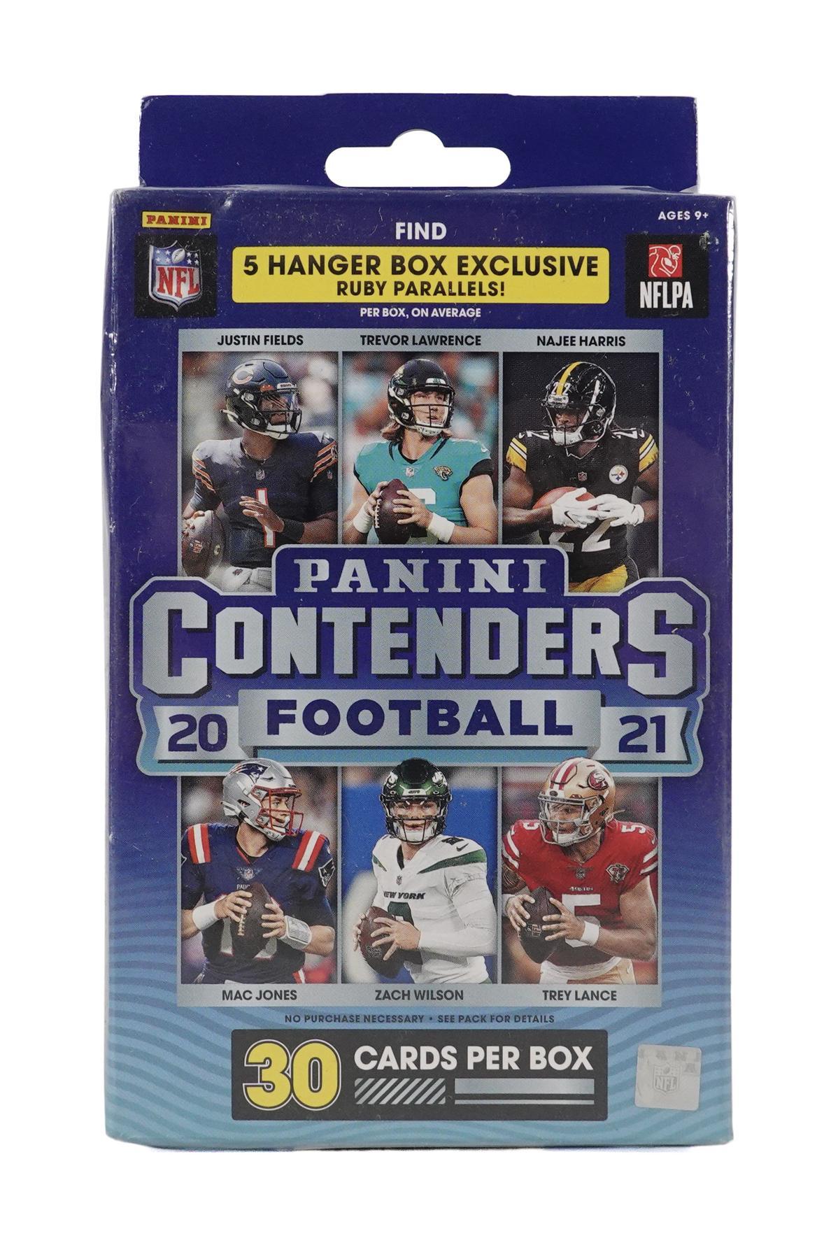 2021 Panini Contenders Football Hanger Box (Ruby Parallels!) (Reed Buy)