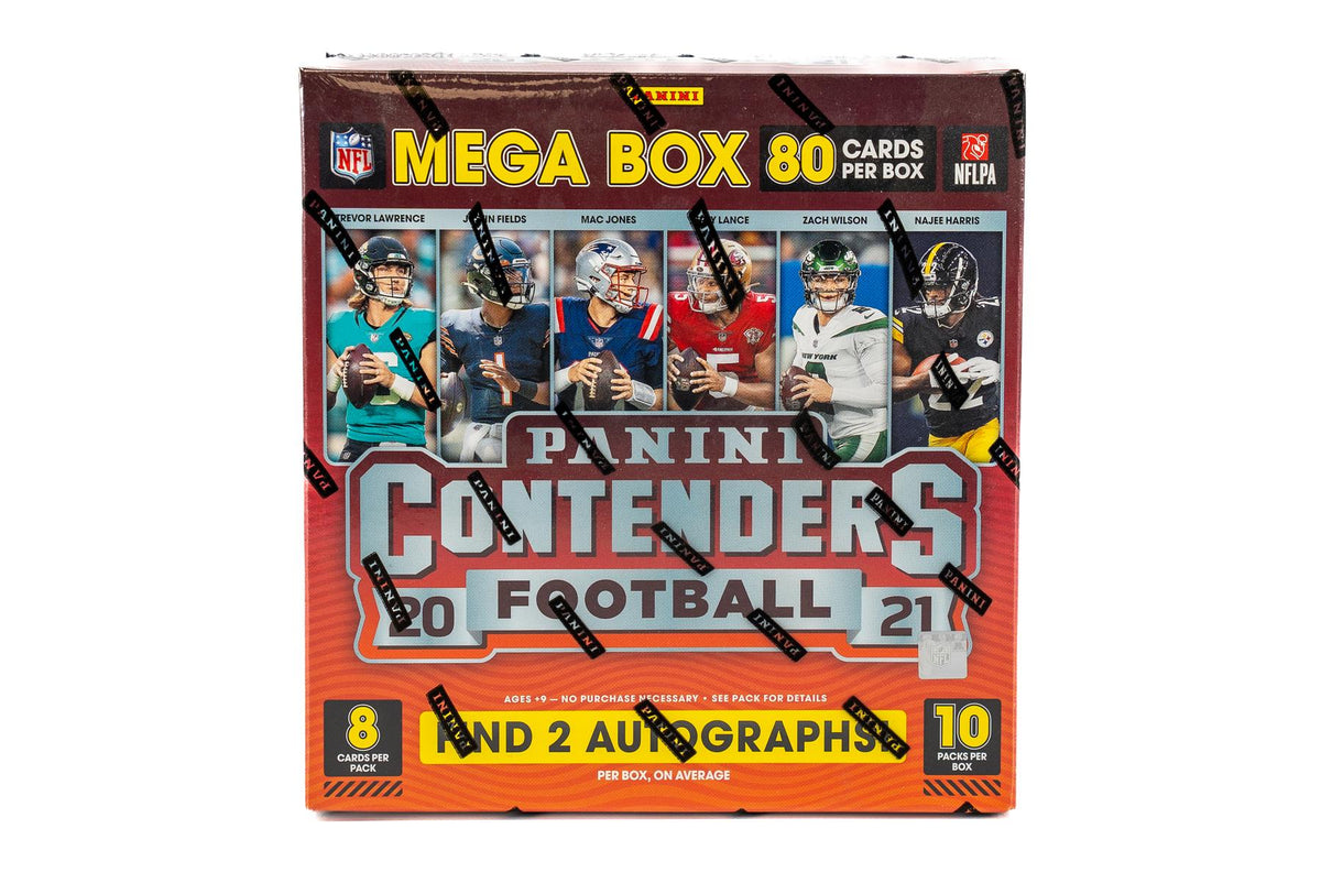 2021 Panini Contenders Football Mega Box (Orange Parallels!) (Fanatics)