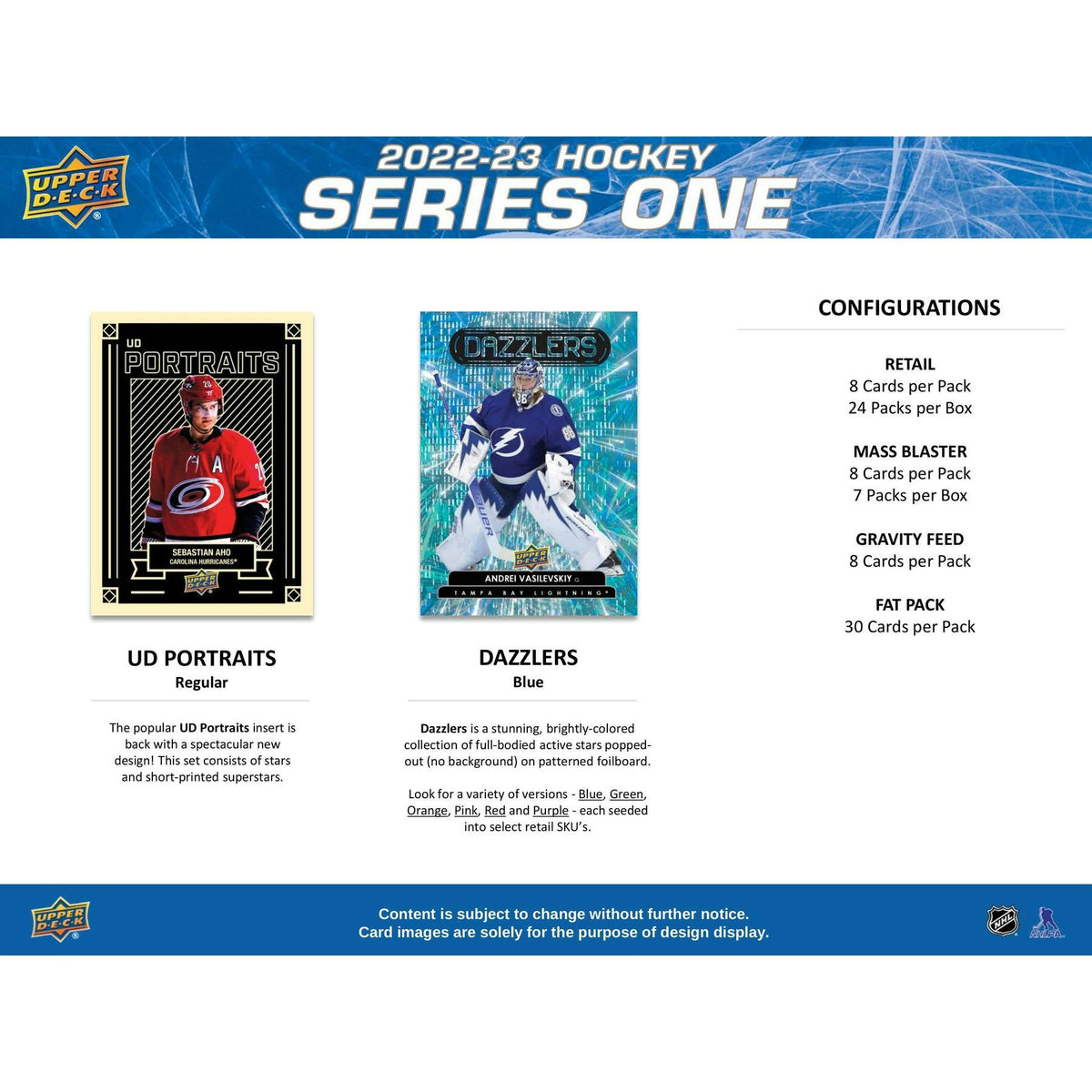 2022/23 Upper Deck Series 1 Hockey Blaster 20-Box Case (Reed Buy)