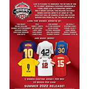 2022 Leaf Autographed Jersey Multi-Sport Hobby Box (Reed Buy)