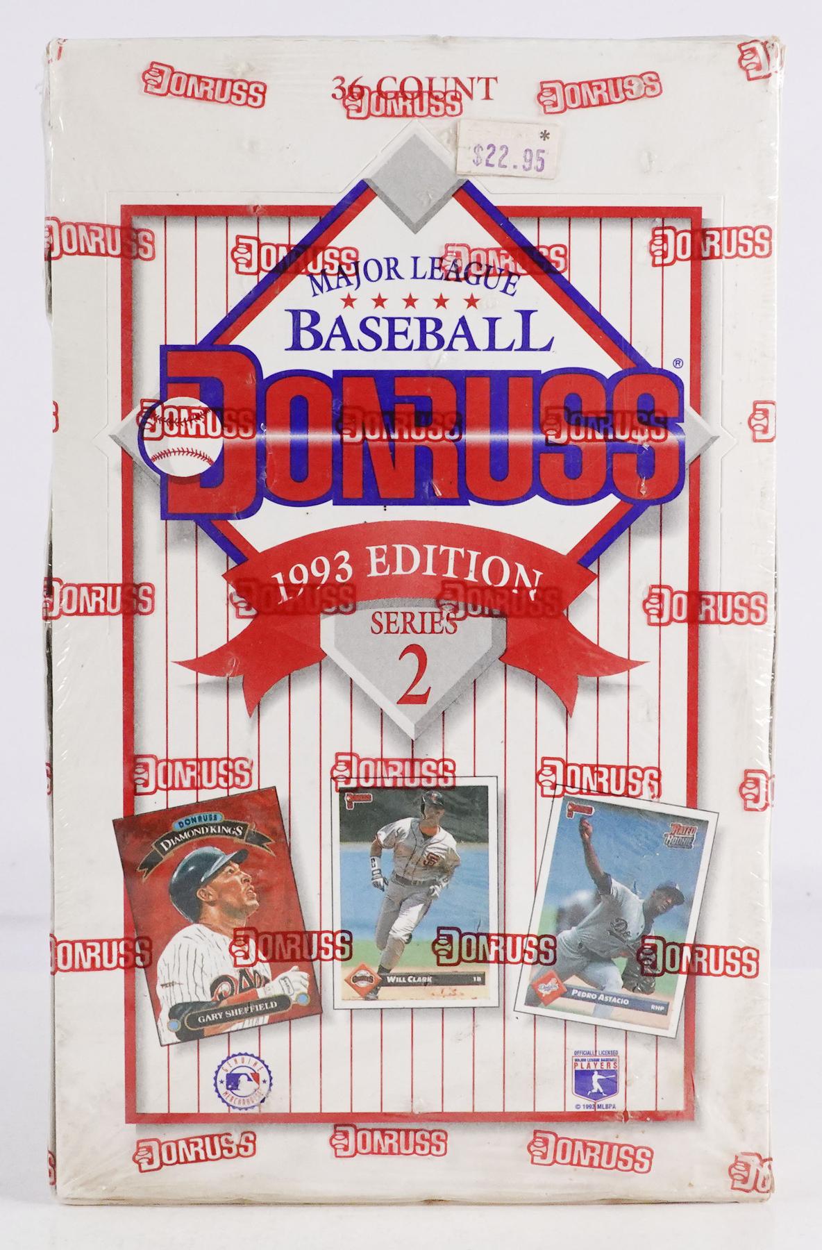 1993 Donruss Series 2 Baseball Hobby Box