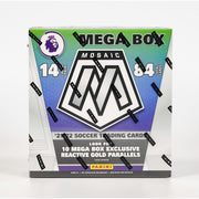 2021/22 Panini Mosaic Premier League EPL Soccer Mega Box (Reactive Gold Parallels!)