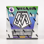2021/22 Panini Mosaic Premier League EPL Soccer Mega Box (Reactive Gold Parallels!)