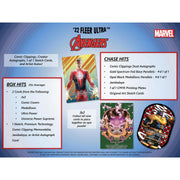 2022 Upper Deck Marvel Fleer Ultra Avengers Hobby 12-Box Case