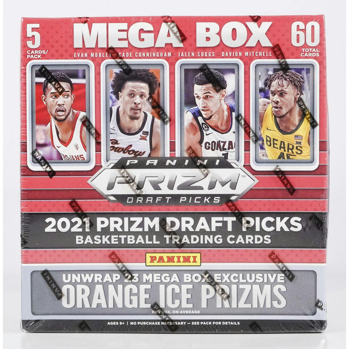 2021/22 Panini Prizm Draft Picks Basketball Mega Box (Orange Ice Prizms!)