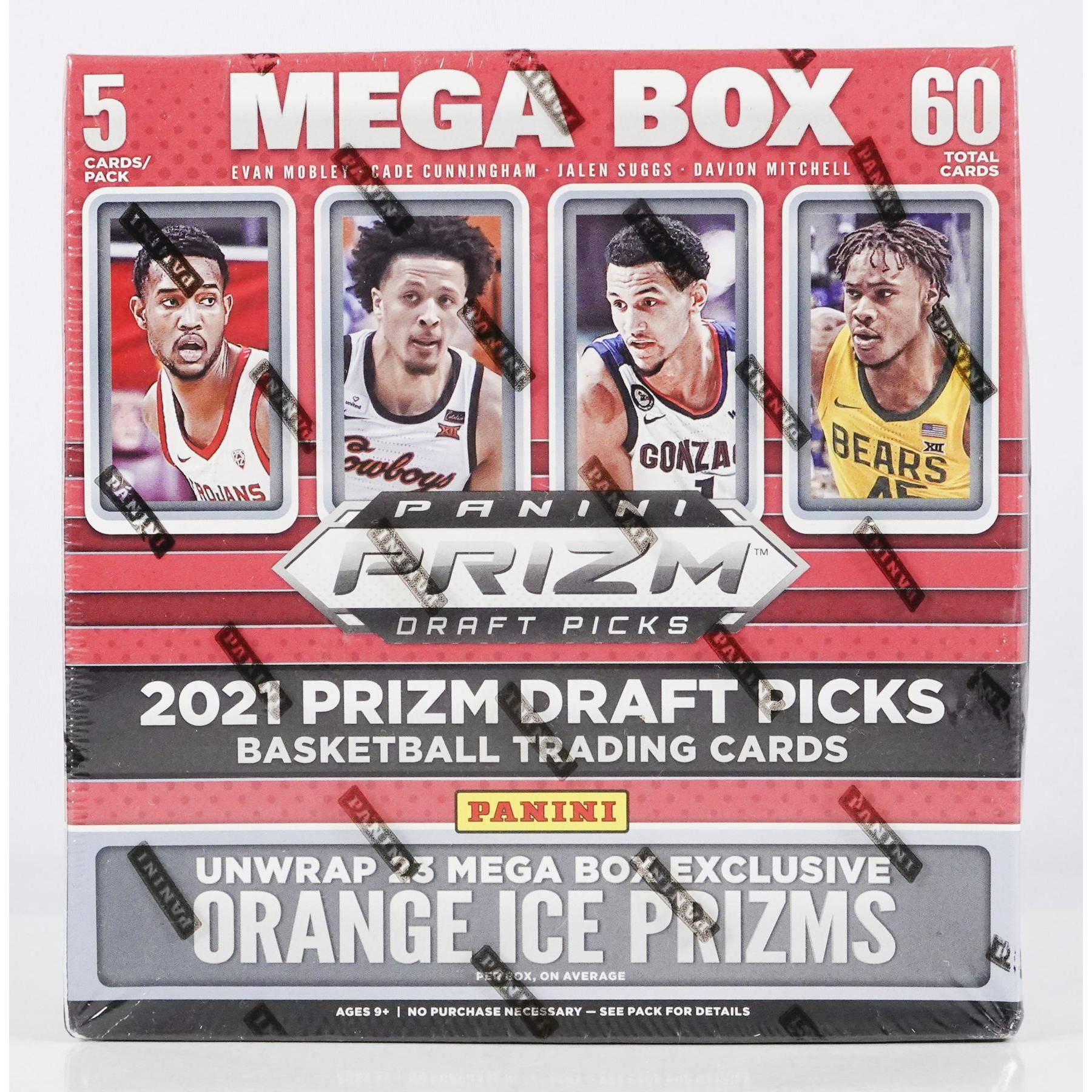 2021/22 Panini Prizm Draft Picks Basketball Mega Box (Orange Ice Prizms!)