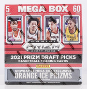 2021/22 Panini Prizm Draft Picks Basketball Mega Box (Orange Ice Prizms!)
