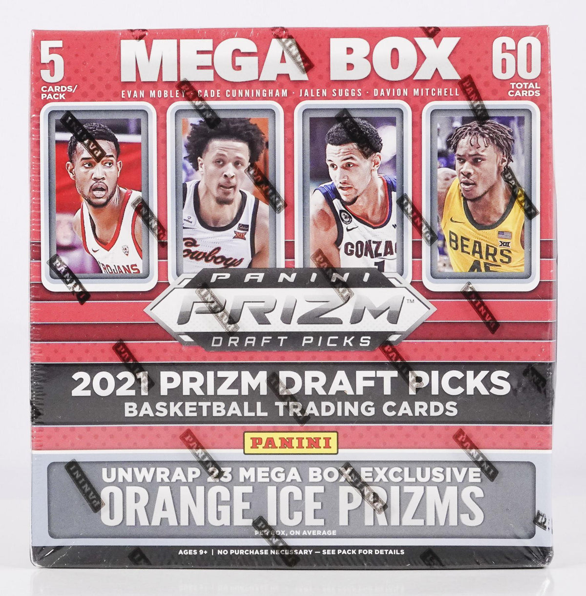 2021/22 Panini Prizm Draft Picks Basketball Mega Box (Orange Ice Prizms!)