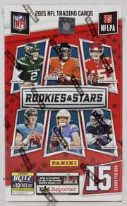 2021 Panini Rookies & Stars Football Cereal Box (Reed Buy)