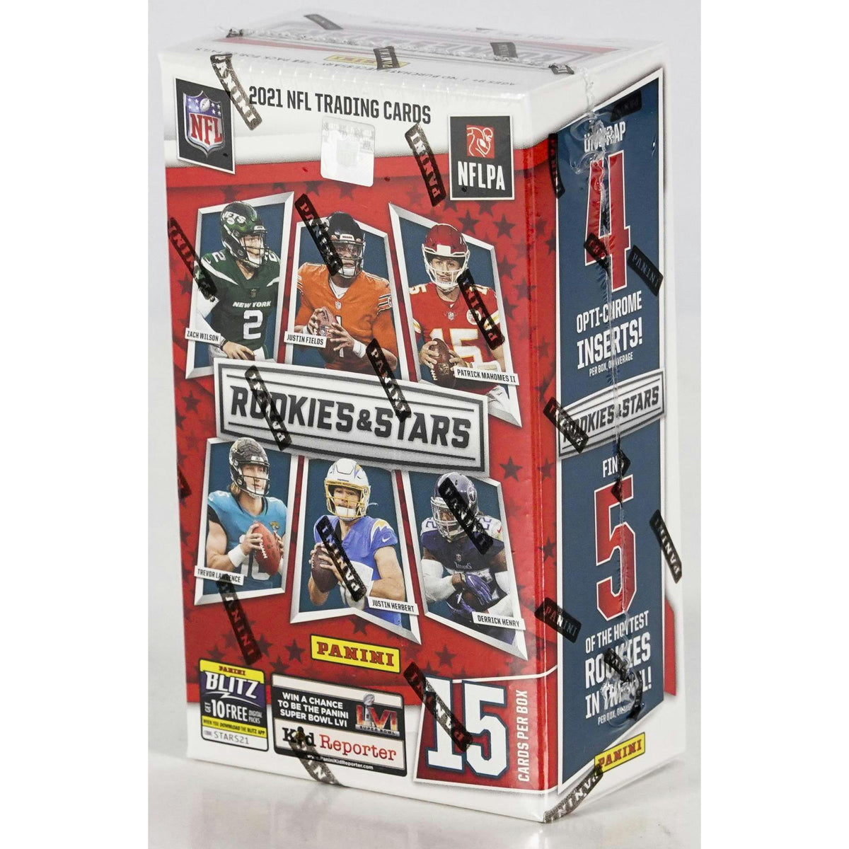 2021 Panini Rookies & Stars Football Cereal Box (Reed Buy)
