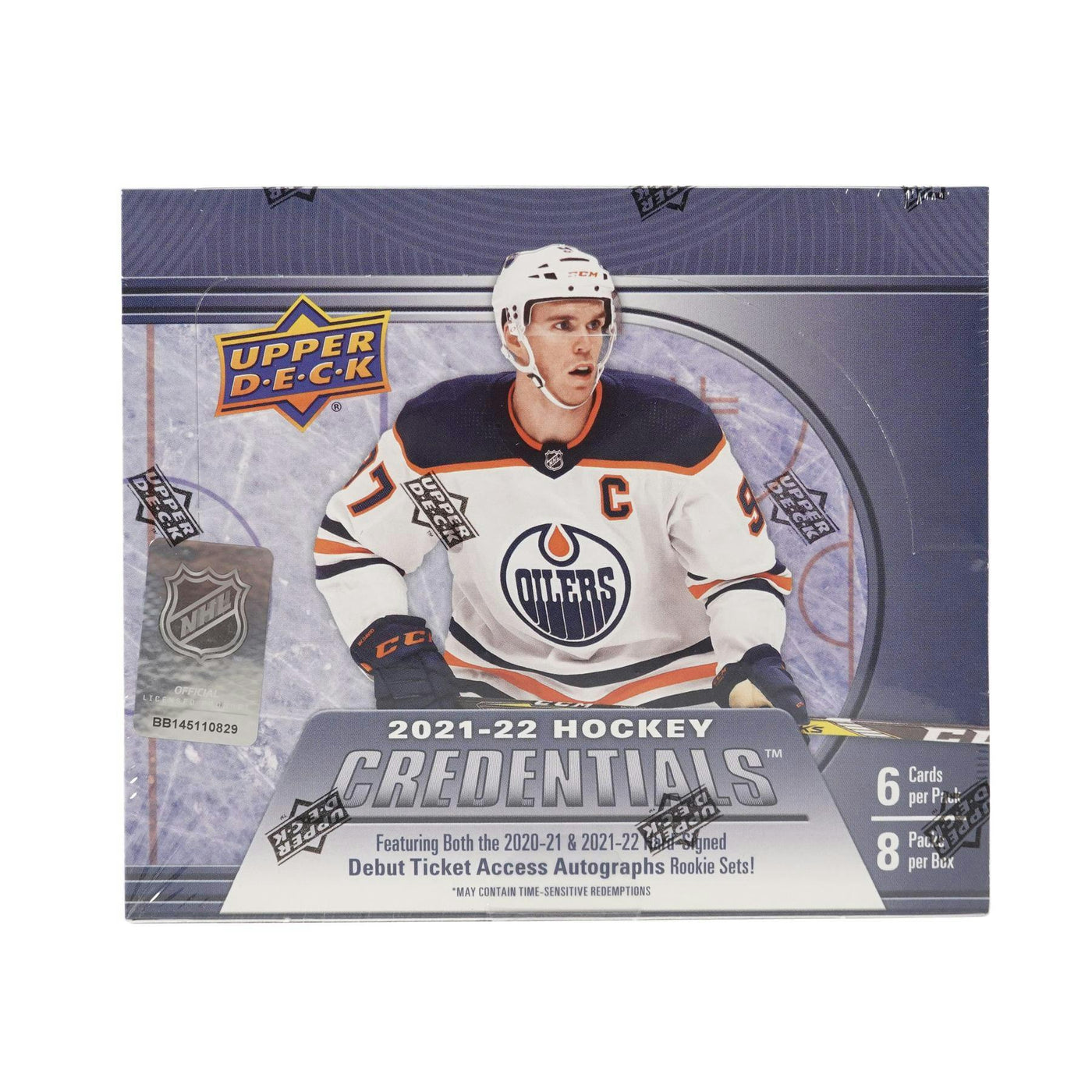 2021/22 Upper Deck Credentials Hockey Hobby Box