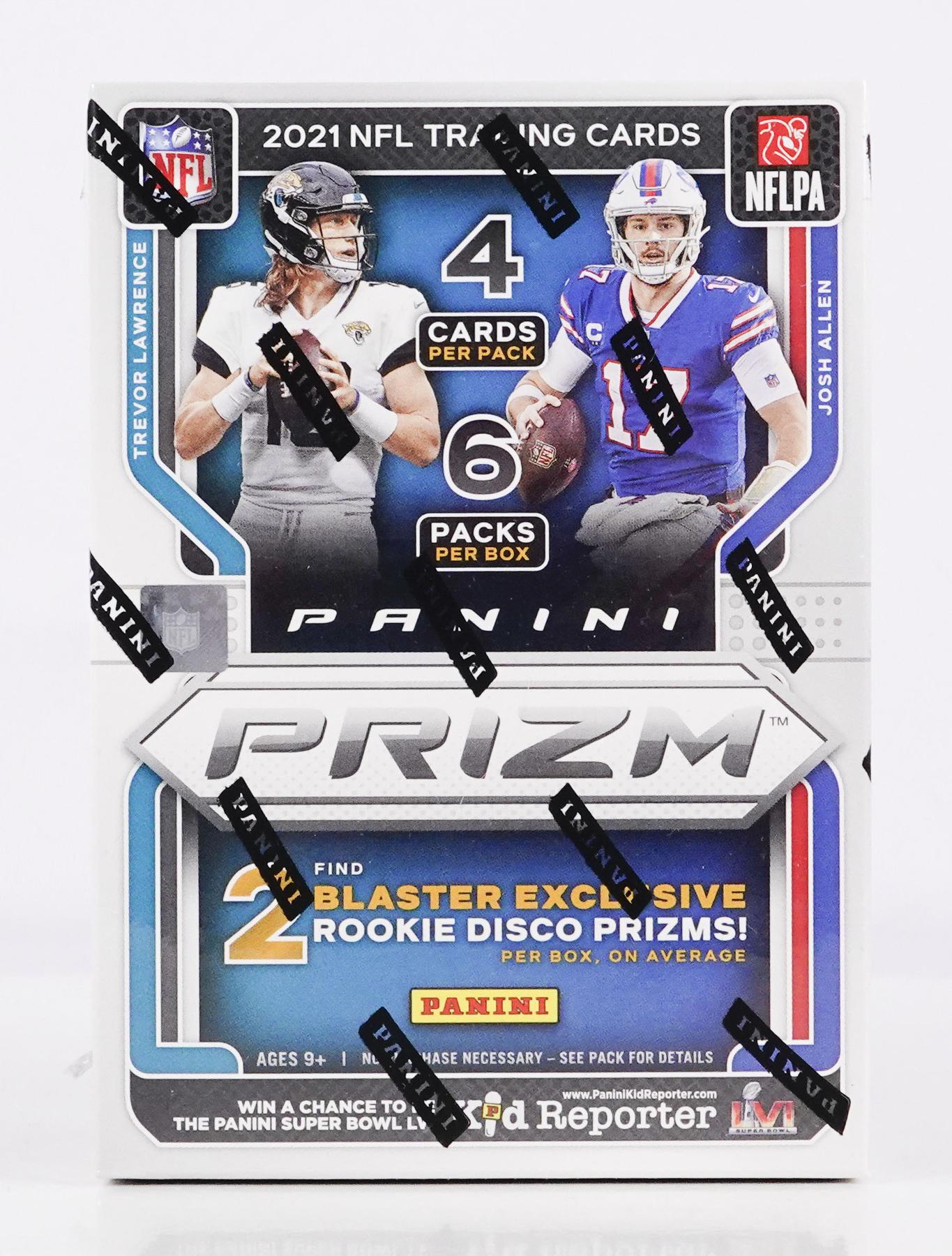 2021 Panini Prizm Football 6-Pack Blaster Box (Disco Prizms!)