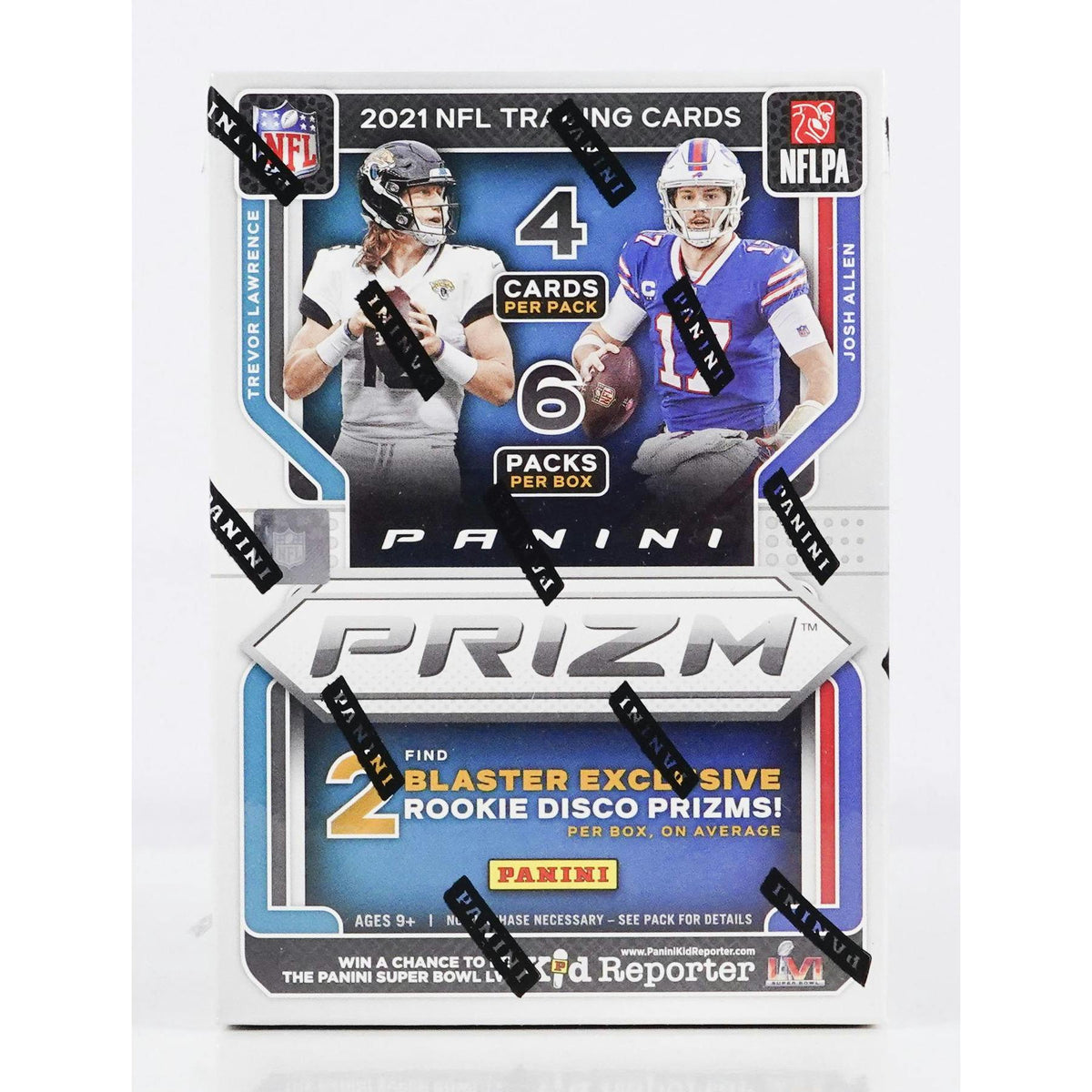 2021 Panini Prizm Football 6-Pack Blaster Box (Disco Prizms!)