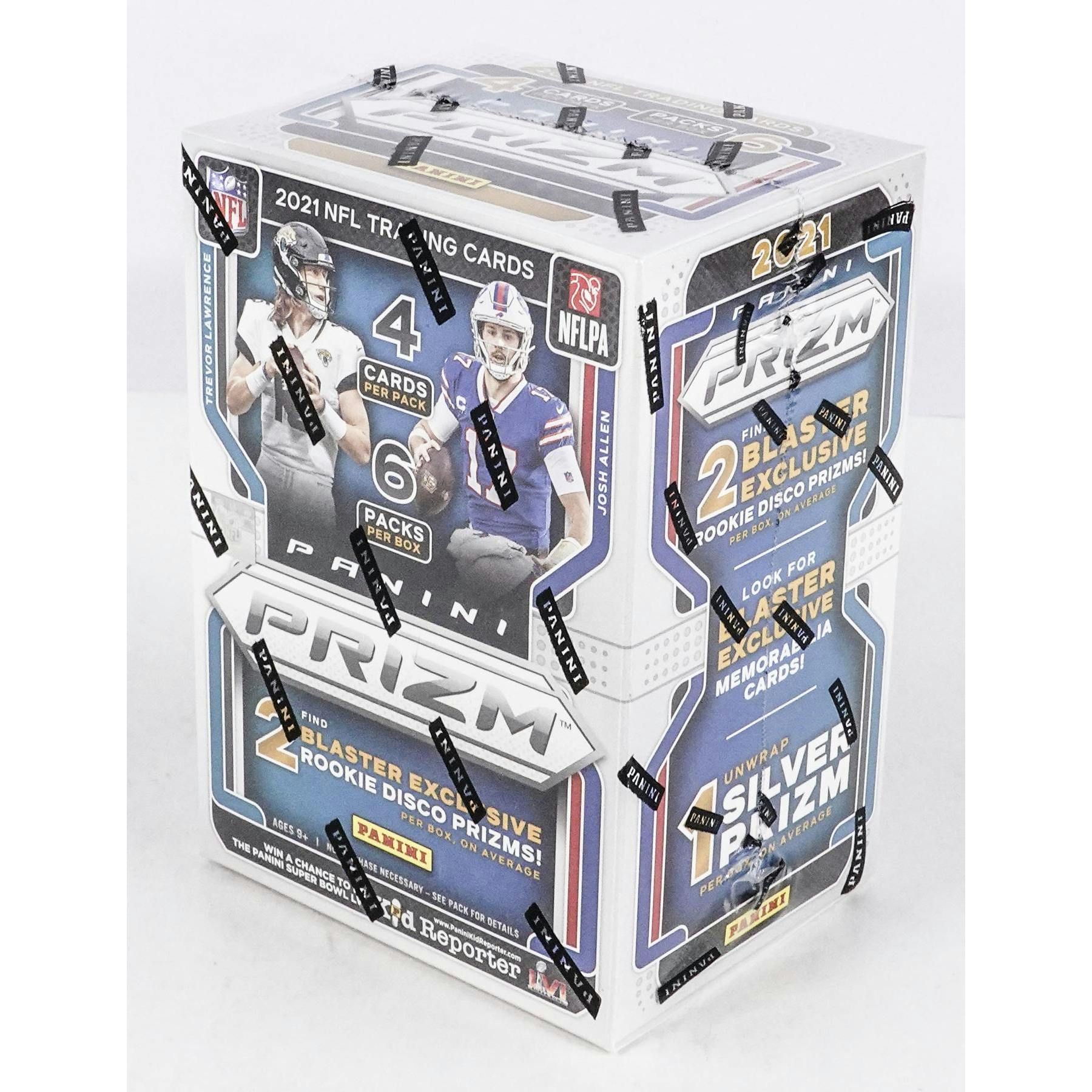 2021 Panini Prizm Football 6-Pack Blaster Box (Disco Prizms!)