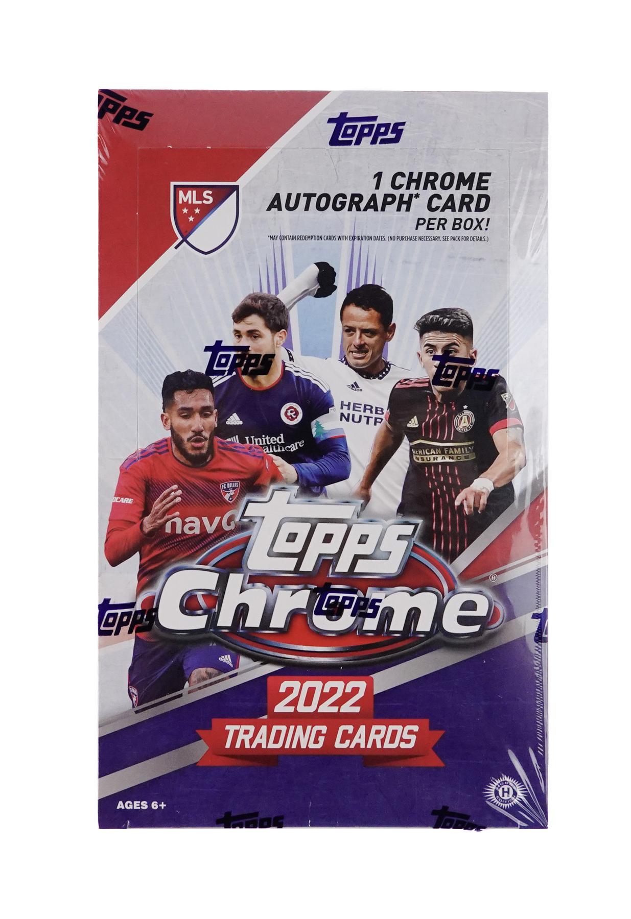 2022 Topps Chrome MLS Major League Soccer Hobby Box (Reed Buy)