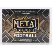 2022 Leaf Metal Draft Football Hobby Jumbo Box (Reed Buy)