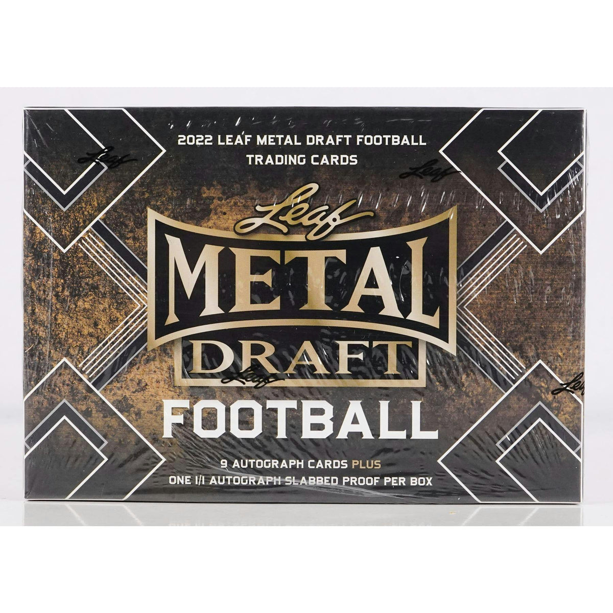 2022 Leaf Metal Draft Football Hobby Jumbo Box (Reed Buy)