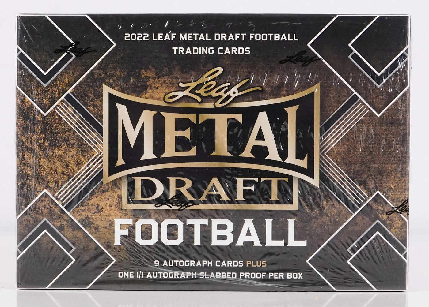 2022 Leaf Metal Draft Football Hobby Jumbo Box (Reed Buy)