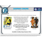 2022 Bowman Chrome Road to UEFA Under-21 European Championship Soccer Hobby Box