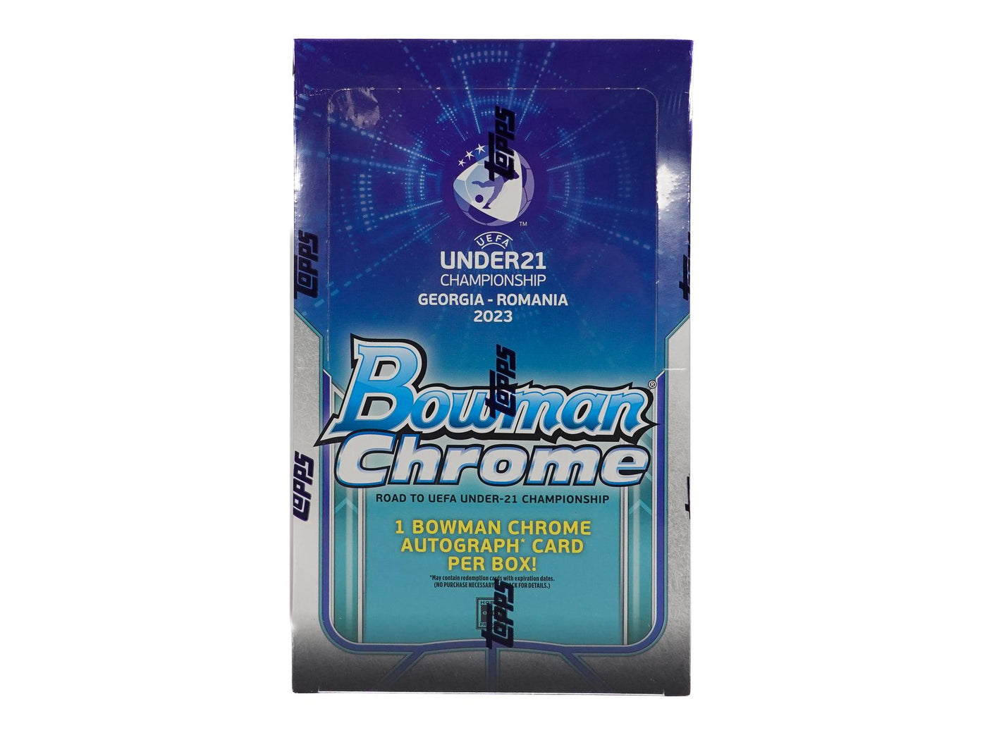 2022 Bowman Chrome Road to UEFA Under-21 European Championship Soccer Hobby Box