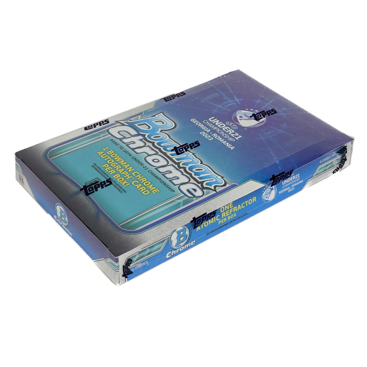 2022 Bowman Chrome Road to UEFA Under-21 European Championship Soccer Hobby Box