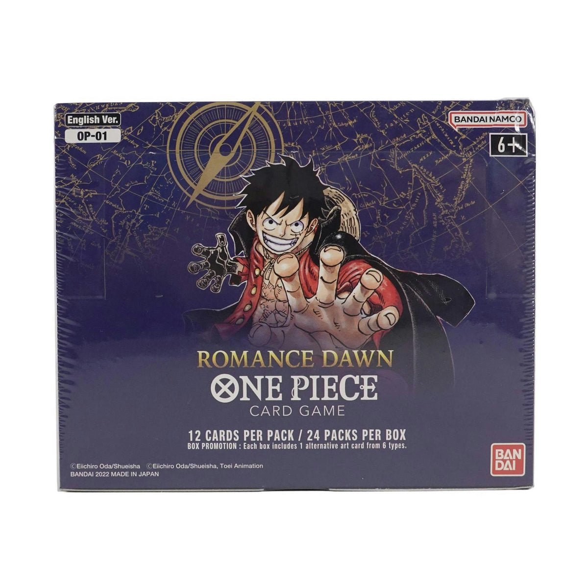 One Piece TCG: Romance Dawn (OP-01) Booster Box (1st Print) (Blue Bottom)