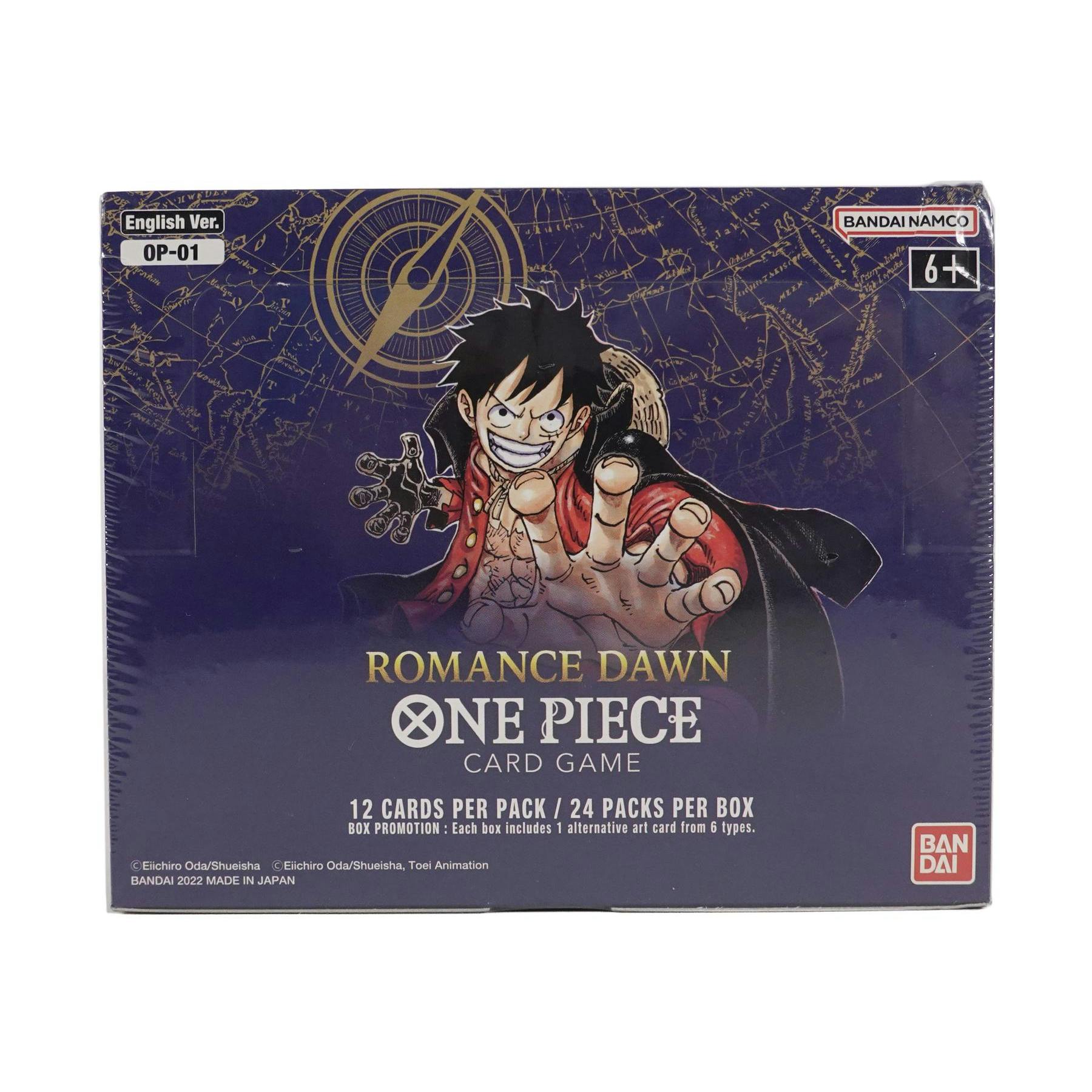 One Piece TCG: Romance Dawn (OP-01) Booster Box (1st Print) (Blue Bottom)