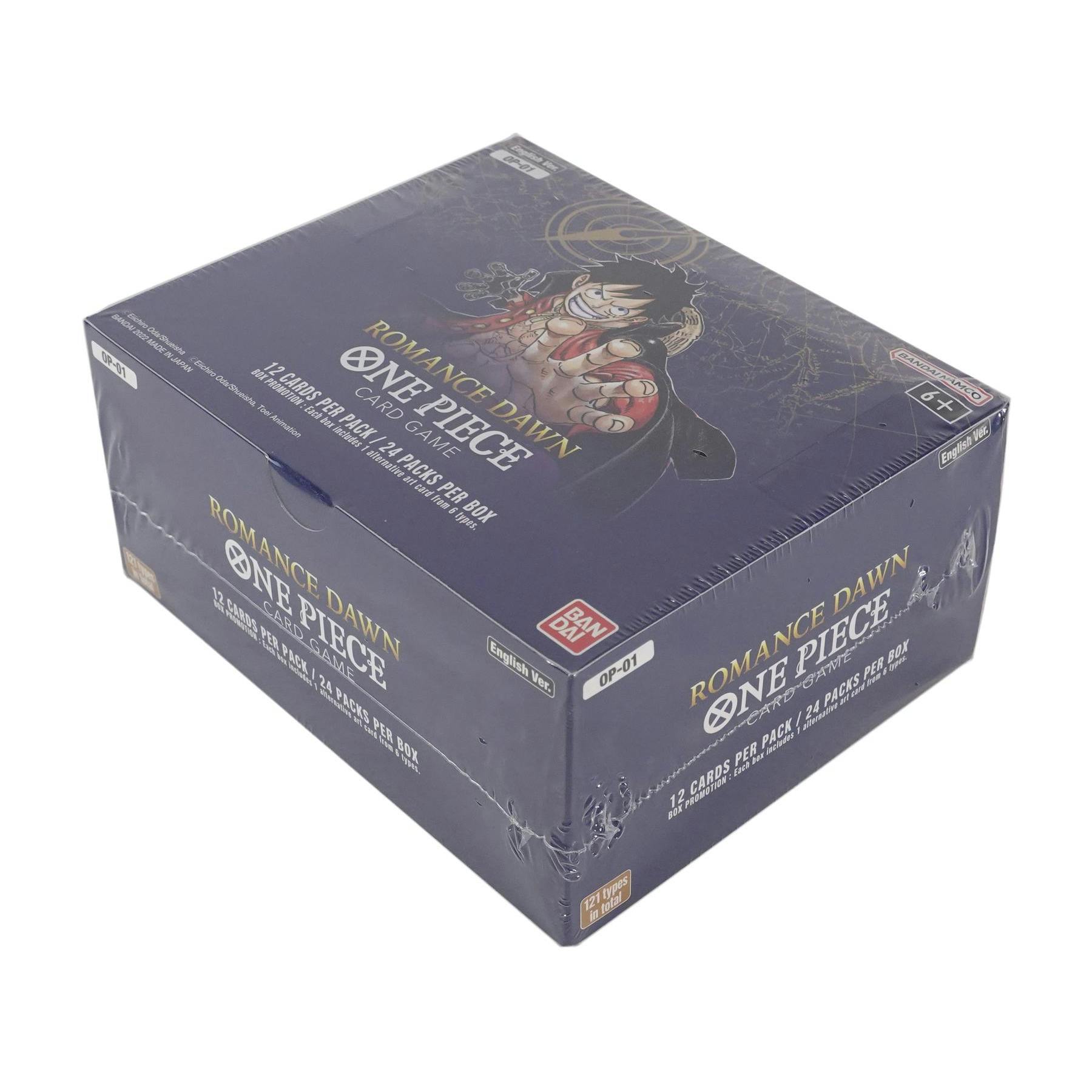 One Piece TCG: Romance Dawn (OP-01) Booster Box (1st Print) (Blue Bottom)