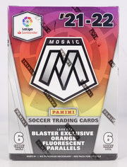 2021/22 Panini Mosaic La Liga Soccer Blaster Box (Orange Fluorescent Parallels!)