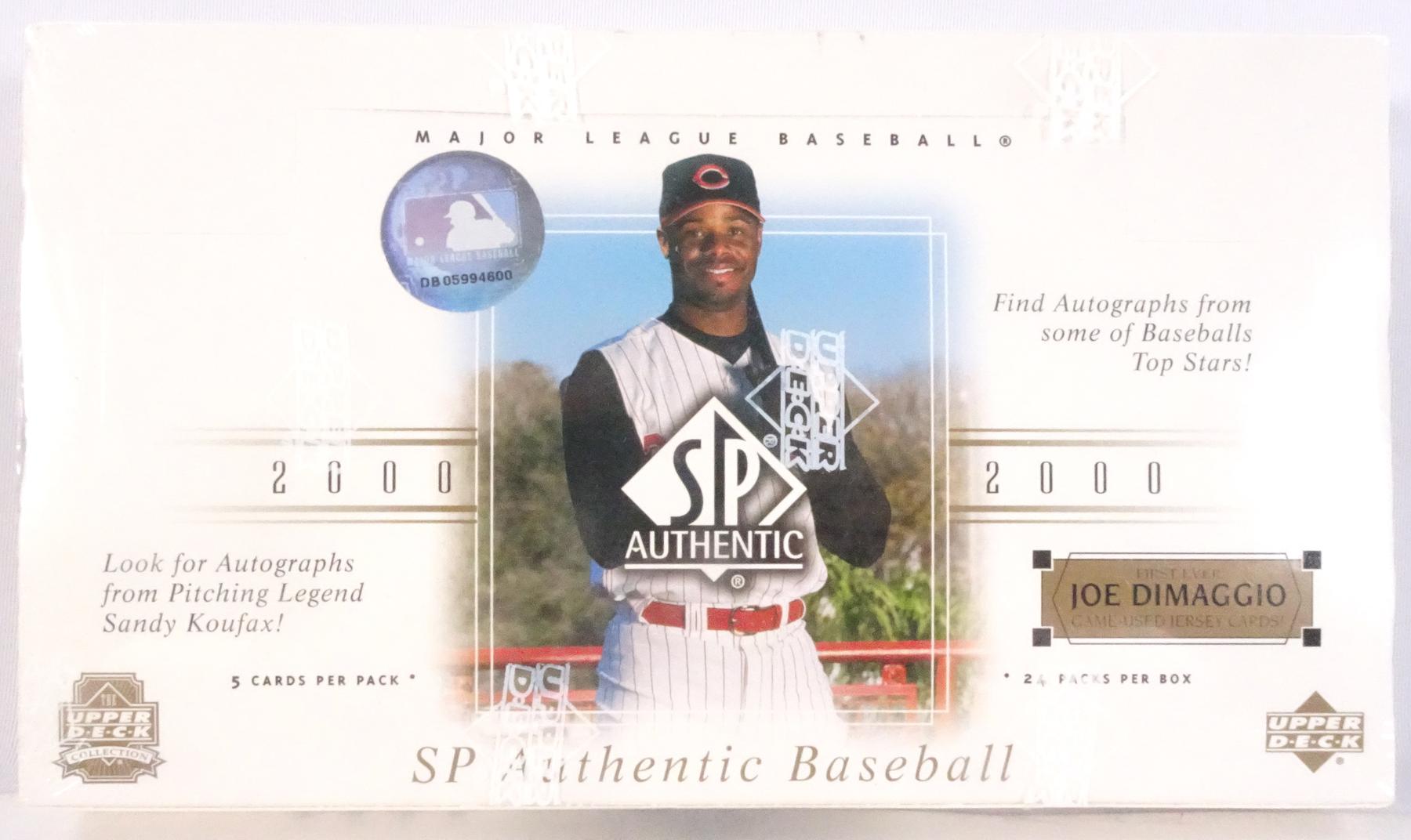 2000 Upper Deck SP Authentic Baseball Hobby Box (Reed Buy)