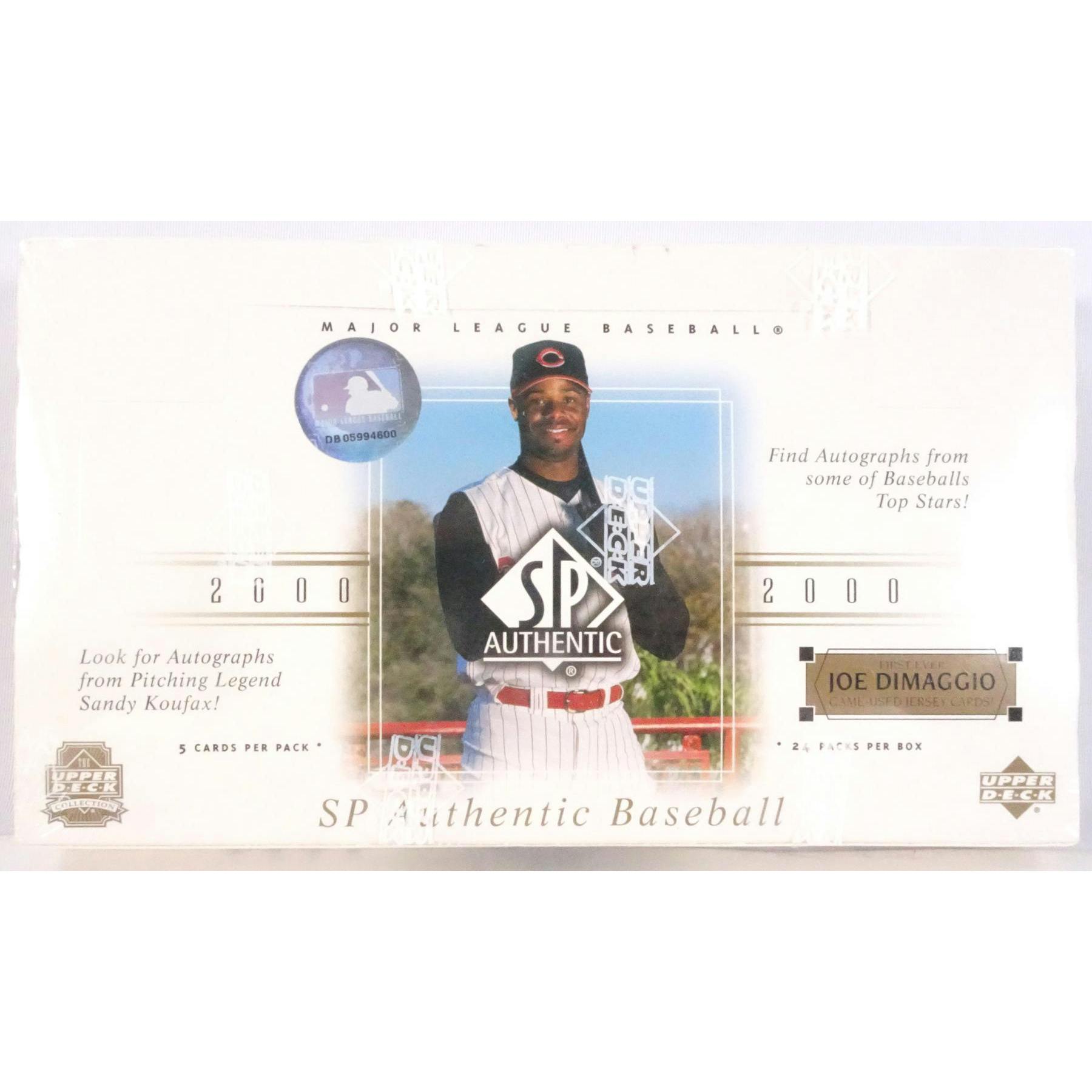2000 Upper Deck SP Authentic Baseball Hobby Box (Reed Buy)