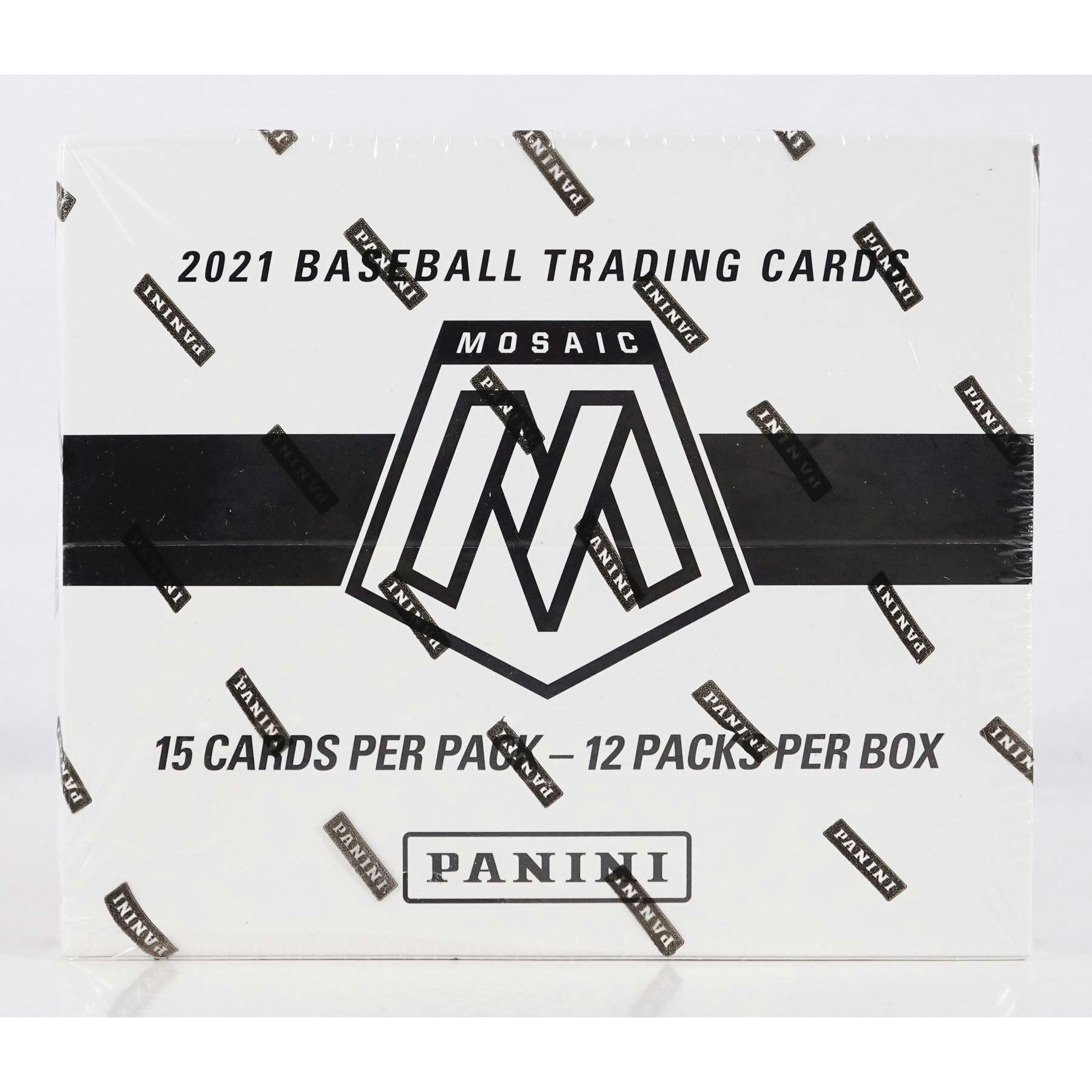 2021 Panini Mosaic Baseball Cello Multi Fat Pack 12-Pack Box