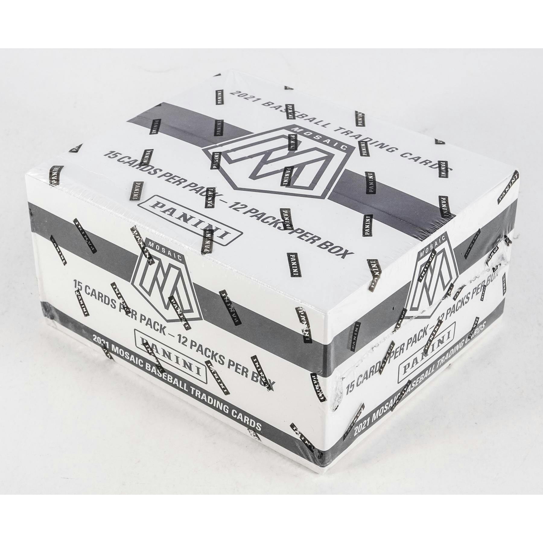 2021 Panini Mosaic Baseball Cello Multi Fat Pack 12-Pack Box