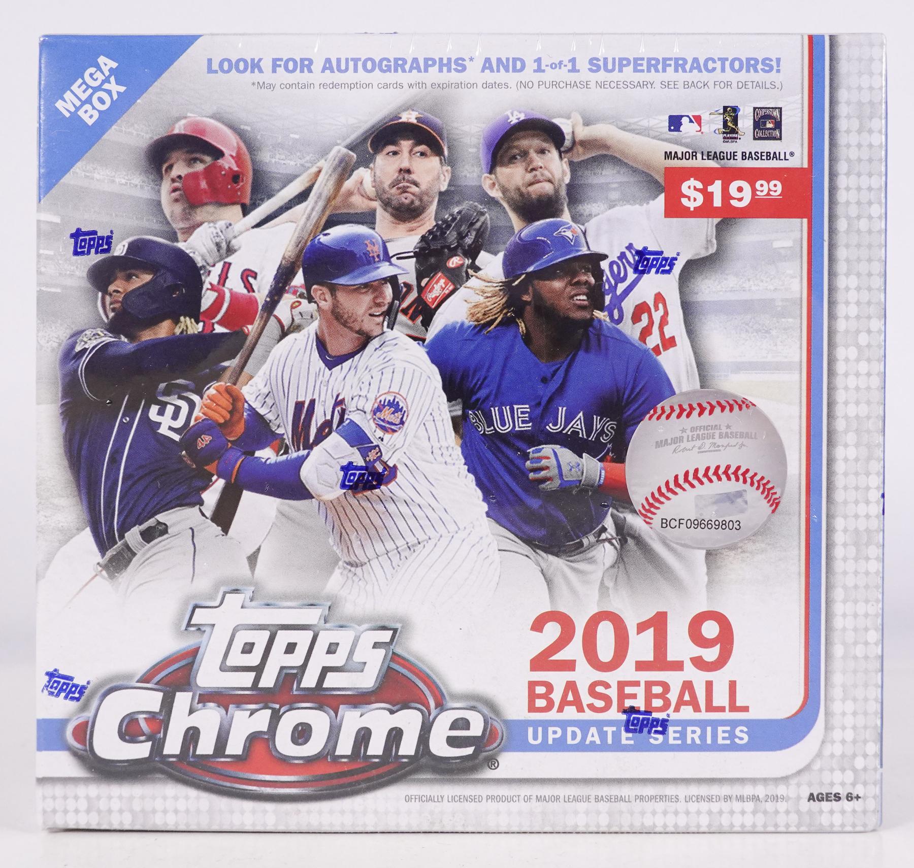 2019 Topps Chrome Update Series Baseball Mega Box (Reed Buy)