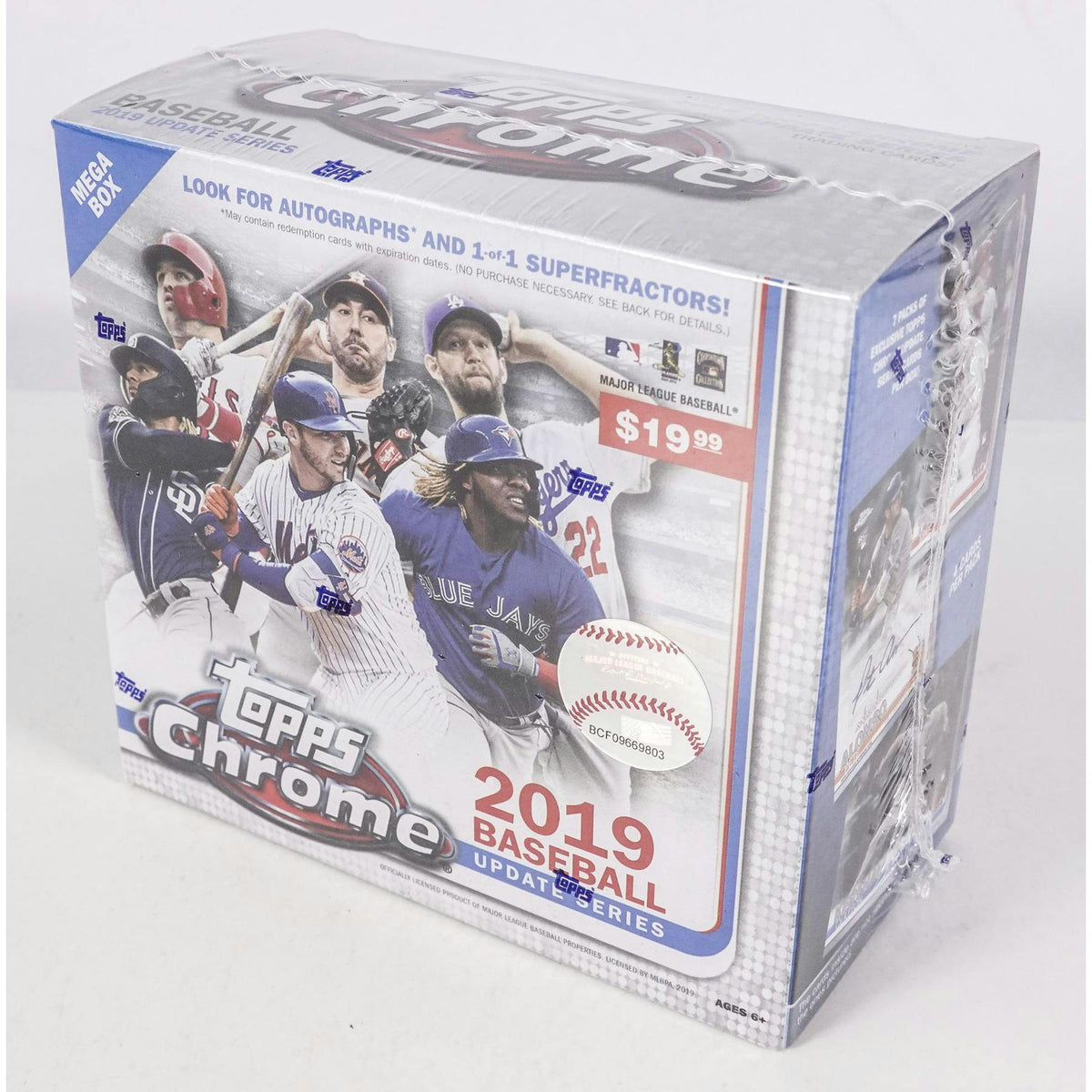 2019 Topps Chrome Update Series Baseball Mega Box (Reed Buy)