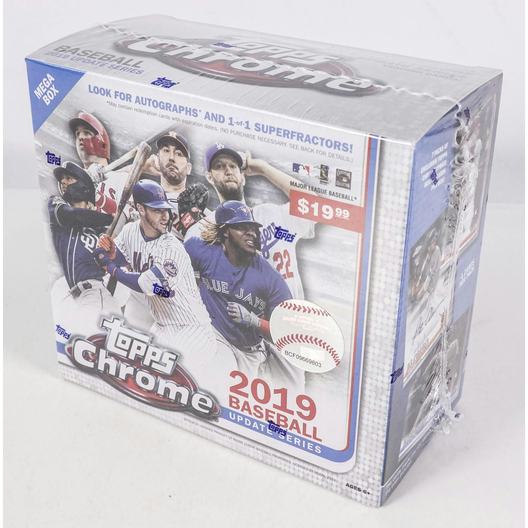 2019 Topps Chrome Update Series Baseball Mega Box (Reed Buy)