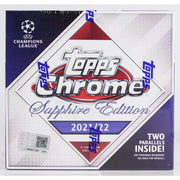 2021/22 Topps UEFA Champions League Chrome Sapphire Soccer Hobby Box